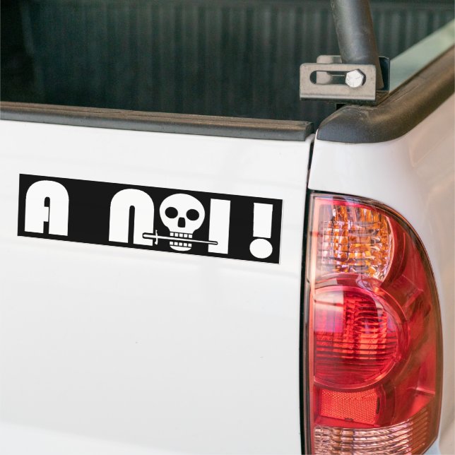 A NOI! BUMPER STICKER (On Truck)