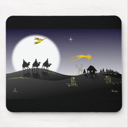A Noite Santa e os Trs Reis Magos Mouse Pad