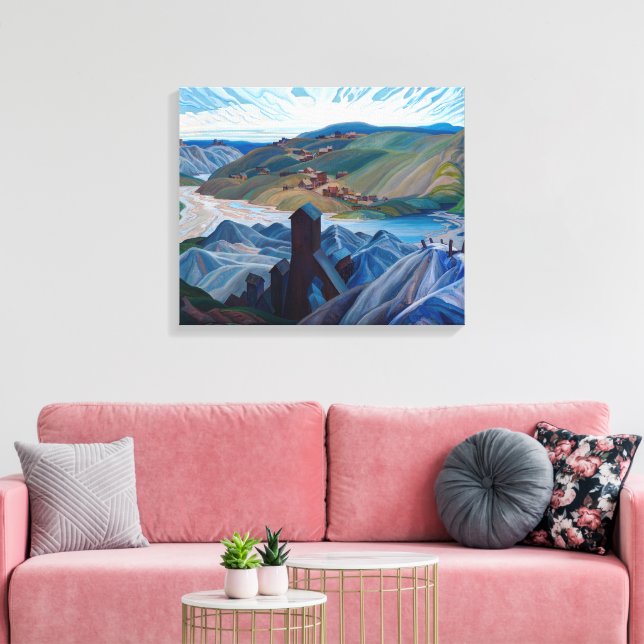 A Northern Silver Mine | Franklin Carmichael | Canvas Print (Insitu(LivingRoom))