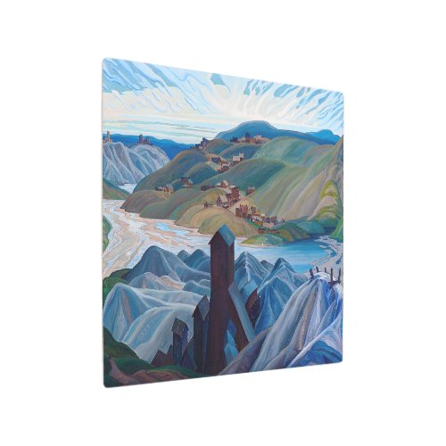 A Northern Silver Mine  Franklin Carmichael  Metal Print