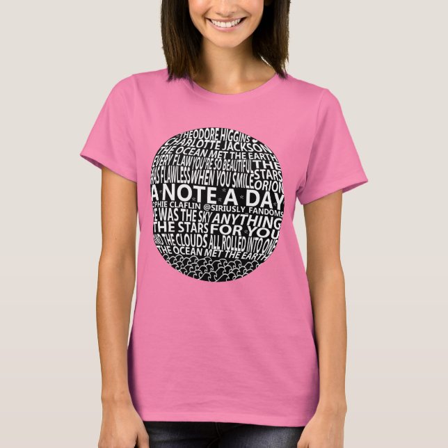 A Note A Day Collage [#1] T-Shirt (Front)