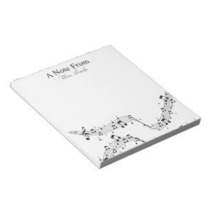 A Note From Music Note Whimsical Pattern Musician