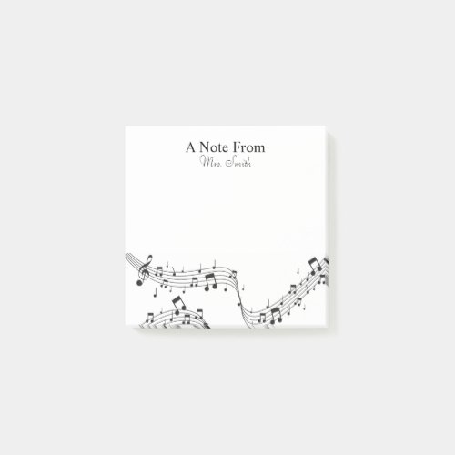 A Note From Music Note Whimsical Pattern Musician 