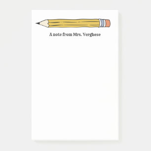 A Note From Teacher Number 2 Pencil