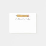 A Note From Teacher Pencil Note