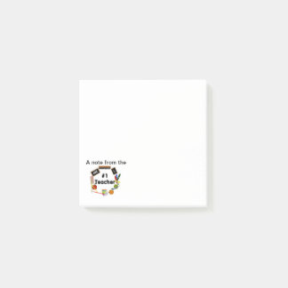 A Note from the #1 Teacher Post-it Note Sticky Pad