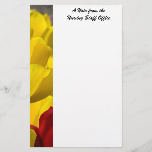 A Note from the Nursing Staff Office stationery