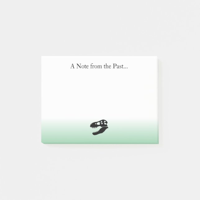 A Note from the Past- T. rex Dinosaur Post-its (Front)