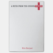 A Note From the School Nurse Red First Aid Cross