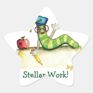 A Note from the Teacher Star Sticker