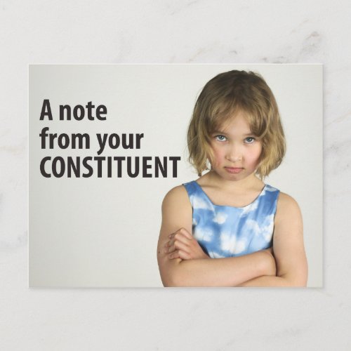 A note from your constituent Womens March 10100 Postcard