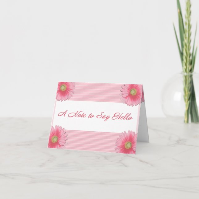 A Note to Say Hello Card (Front)