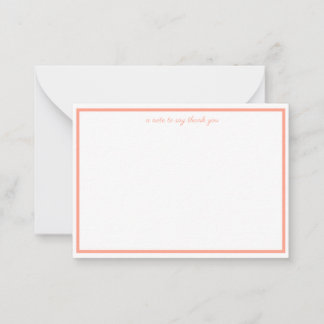 a note to say thank you