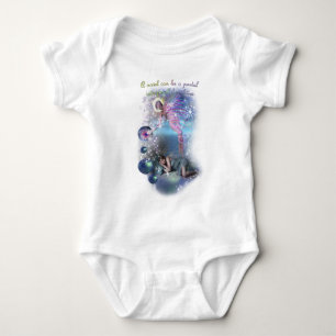 A novel can be a portal into parallel realities baby bodysuit