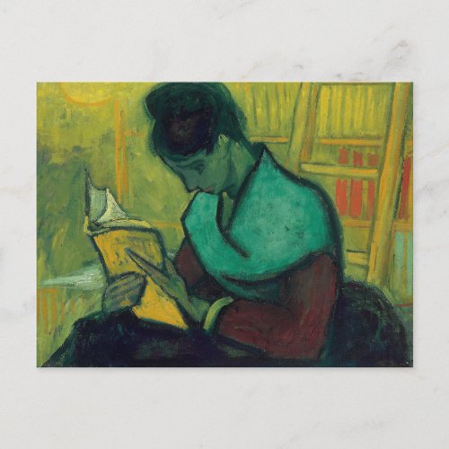 A Novel Reader Vincent Van Gogh Painting Postcard