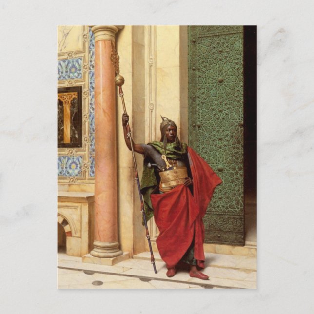 A Nubian Guard postcard (Front)