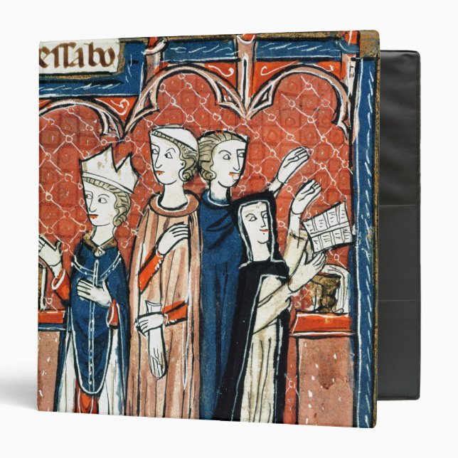 A nun taking her vows and mass 3 ring binder (Front/Inside)