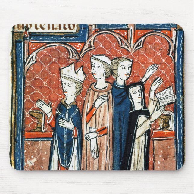 A nun taking her vows and mass mouse pad (Front)