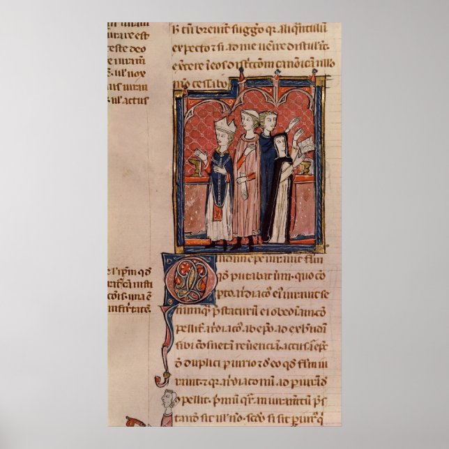 A nun taking her vows and mass poster (Front)