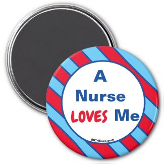A Nurse LOVES Me magnet