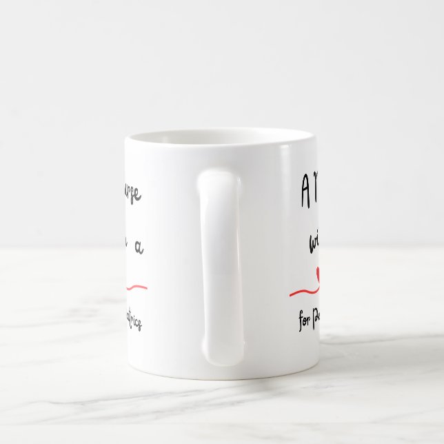A Nurse with a Heart for Pediatrics Mug (Handle)
