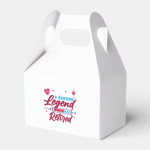 A Nursing legend has Retired Favor Boxes