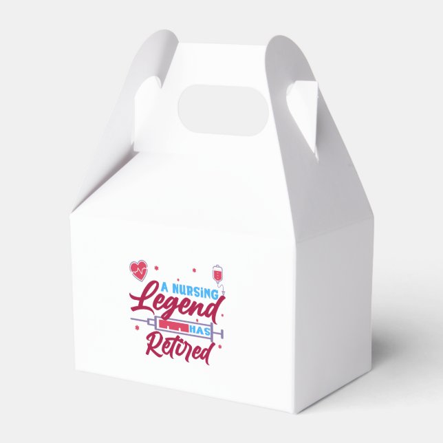 A Nursing legend has Retired Favor Boxes (Front Side)