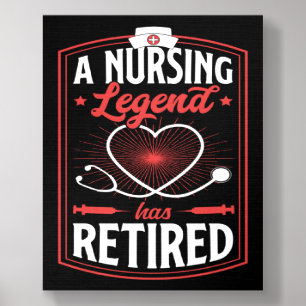 A Nursing Legend Has Retired Retirement Party For Foam Core Photo Tile