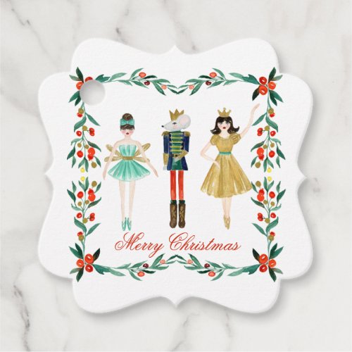 A NutCracker Christmas Gift Tags Favor Tags