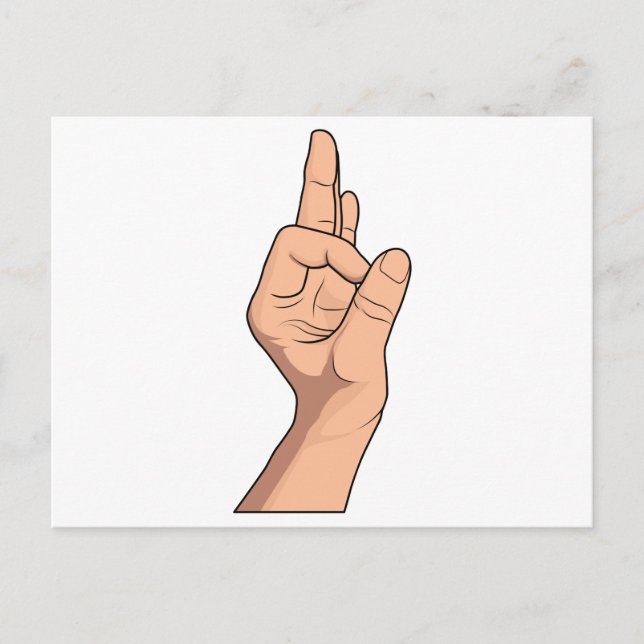 A OK ~ Hand Sign and Gestures a-ok 2 Postcard (Front)