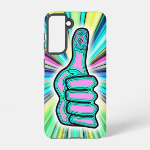 A-Ok psychedelic thumbs up! Samsung Galaxy S21 Case