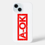 A-OK Stamp iPhone 15 Case
