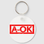 A-OK Stamp Keychain