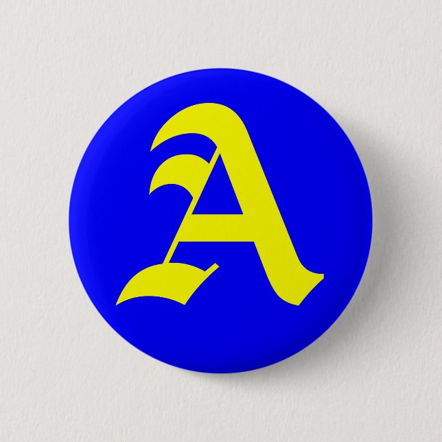 A - old english button (Front)