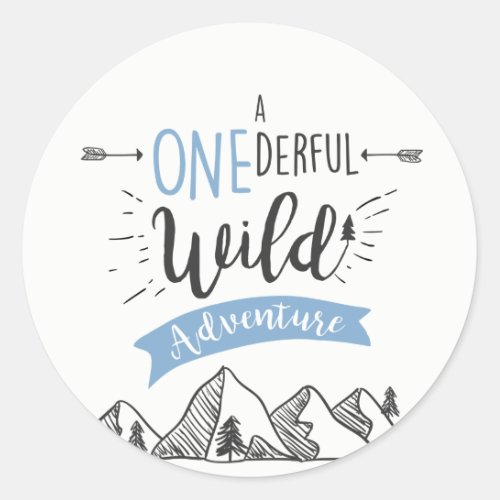 A Onederful Wild Adventure Favor Tag Cupcake Label