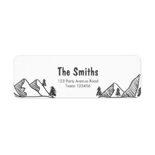A Onederful Wild Adventure Return Address Labels