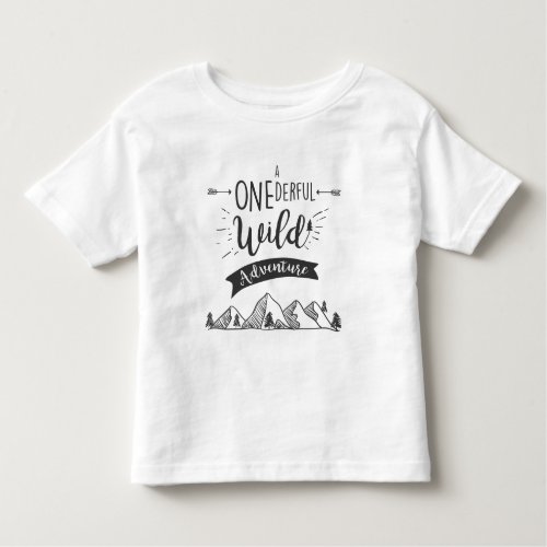 A Onederful Wild Adventure T_Shirt Toddler T Shirt