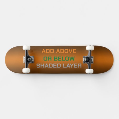 A or B Shaded area Skateboard