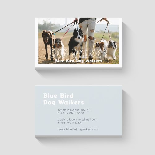 A Pack of Dogs Walker Business Card