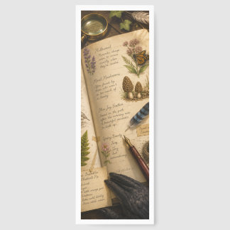 A Page from Professor Nevermore's Nature Journal Bookmarks