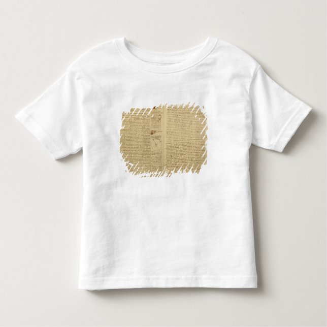 A page from the Codex Leicester, 1508-12 Toddler T-shirt (Front)