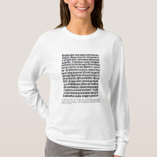 A page of the 'Grammaire Latine' T-Shirt