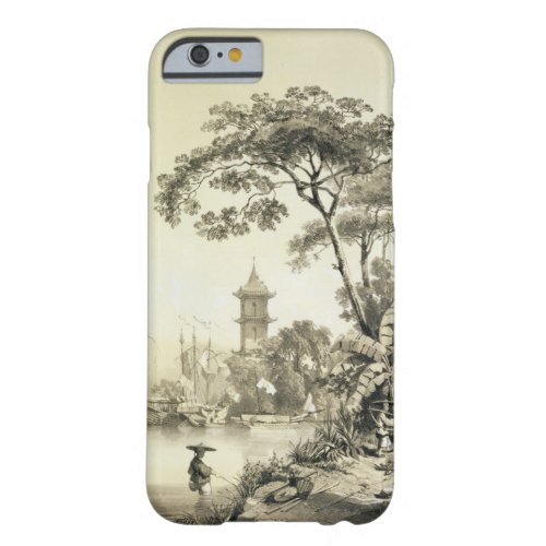 A Pagoda on the Macao_Canton Canal plate 21 from Barely There iPhone 6 Case