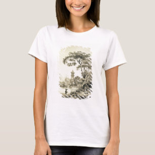 A Pagoda on the Macao-Canton Canal, plate 21 from T-Shirt