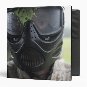 A paintball round 3 ring binder