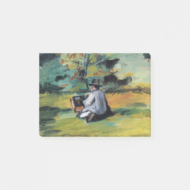 A Painter At Work - Paul Cezanne - c1874 Post-it Notes (Front)