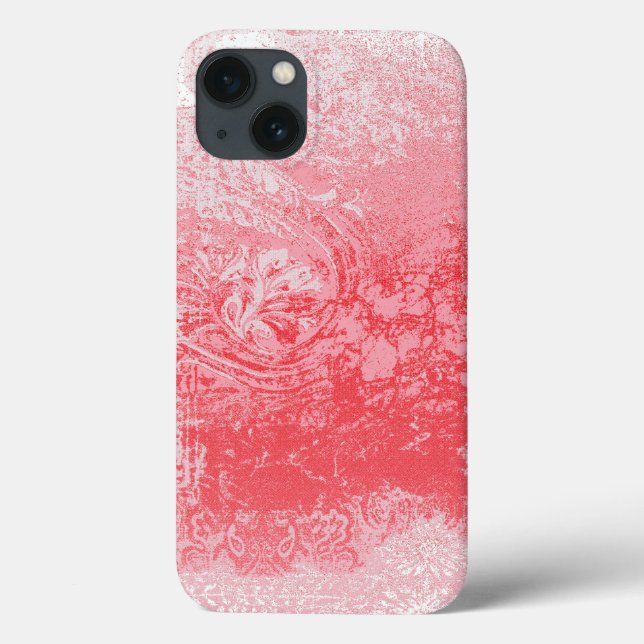 a painting of a red sky with trees Case-Mate iPhone case (Back)