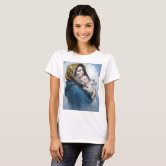 T-Shirt Naissance Du Christ Poinsettia Marie Avec Bébé Jésus - Cadeau Catholique Noël