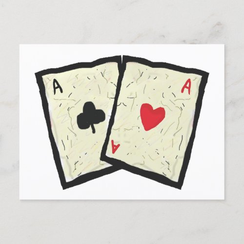 A Pair Of Aces Postcard