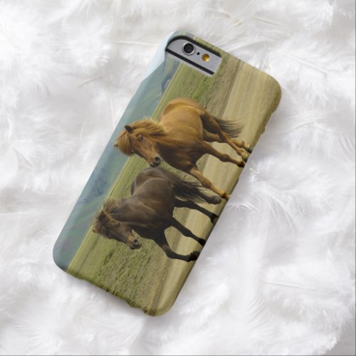 A Pair of Brown Icelandic Ponies Barely There iPhone 6 Case